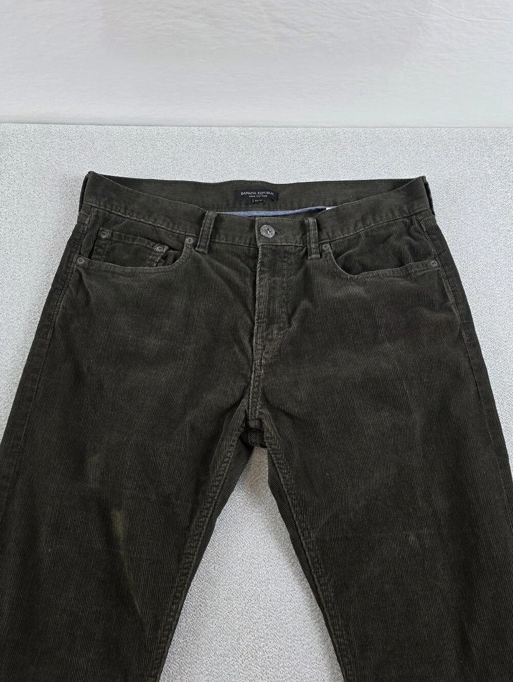 Banana Republic Pima Cotton Corduroy Jeans Brown Men's 33X34